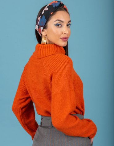 CHATON Freya knit sweater Orange 2