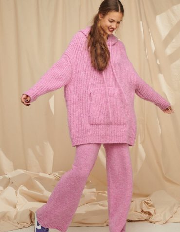 Karavan Arlette Knitted Oversized Hoodie 5