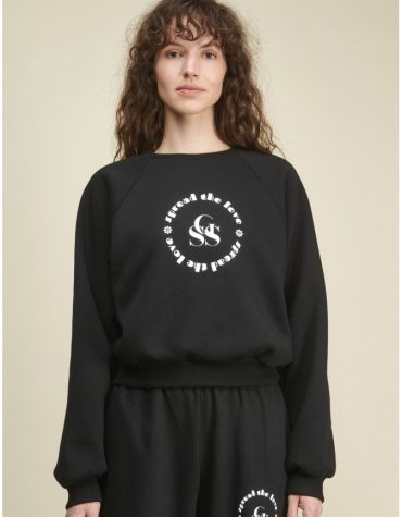 SunSetGo Spread The Love Sweatshirt Black