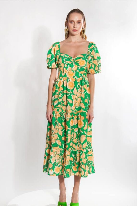 Mallory Eboni Green Dress 3