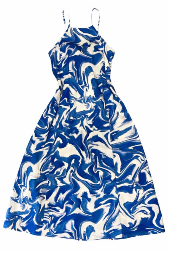 MILKWHITE Ocean Blue Dress