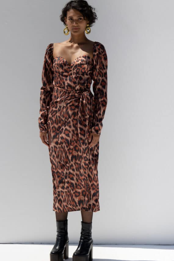 Mallory Diana Leopard Dress 1