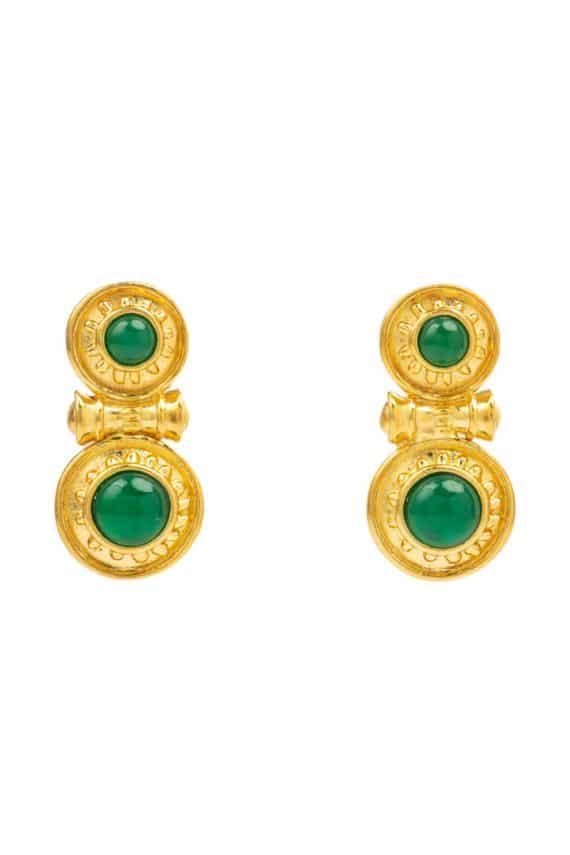 Kaleido Persa Earrings 24k Gold