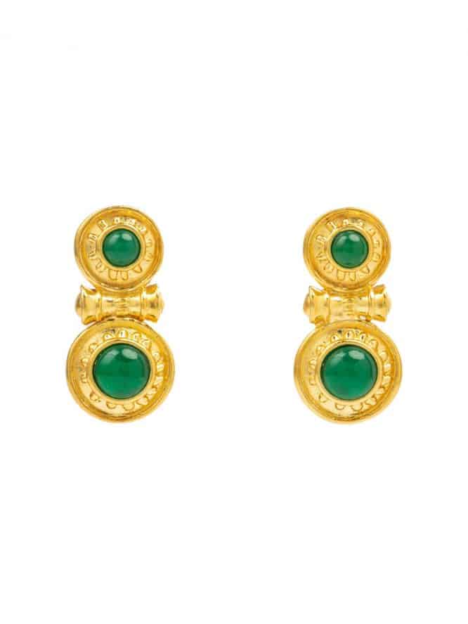 Kaleido Persa Earrings 24k Gold