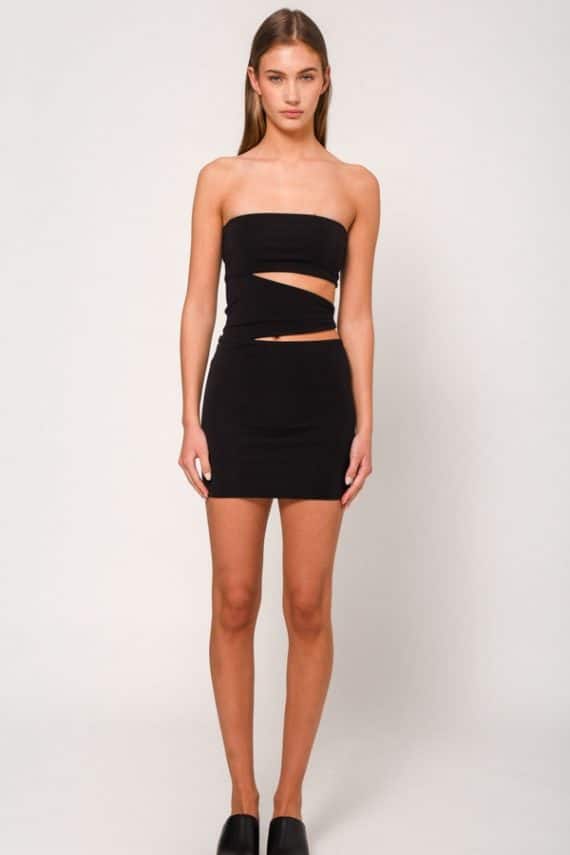 SunSetGo Fergie Mini Dress Black 3 1