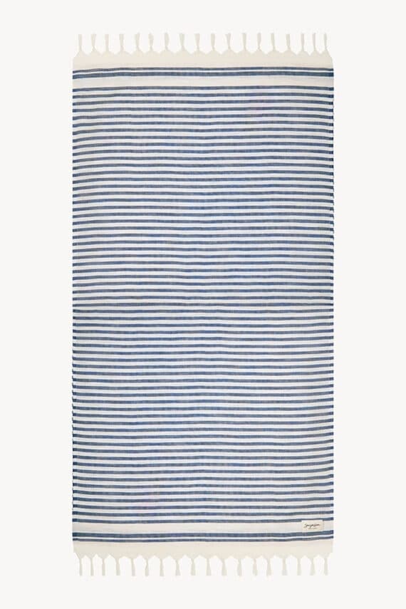Sea You Soon Resort Tinetto Tencel Towel – Sapphire Blue 200 x 100cm 3