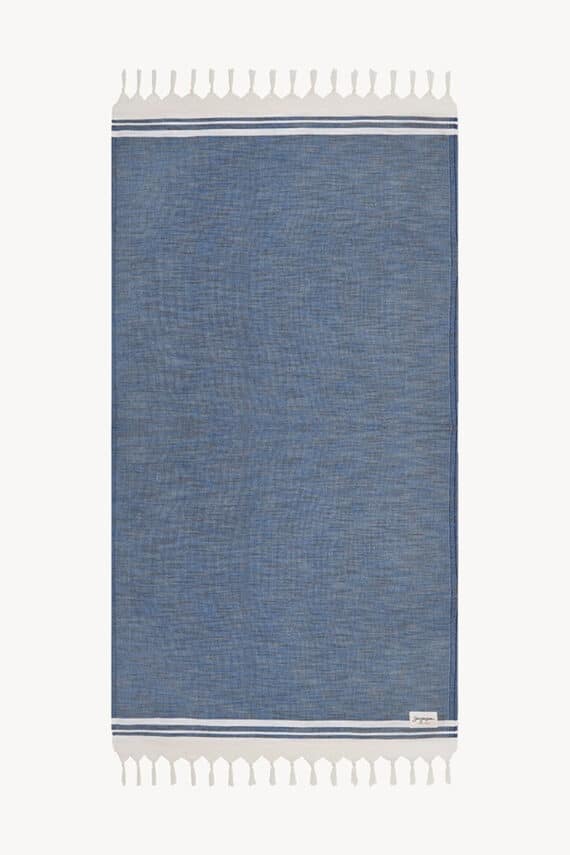 Sea You Soon Resort Tino Tencel Towel – Sapphire Blue 200 x 100cm 3