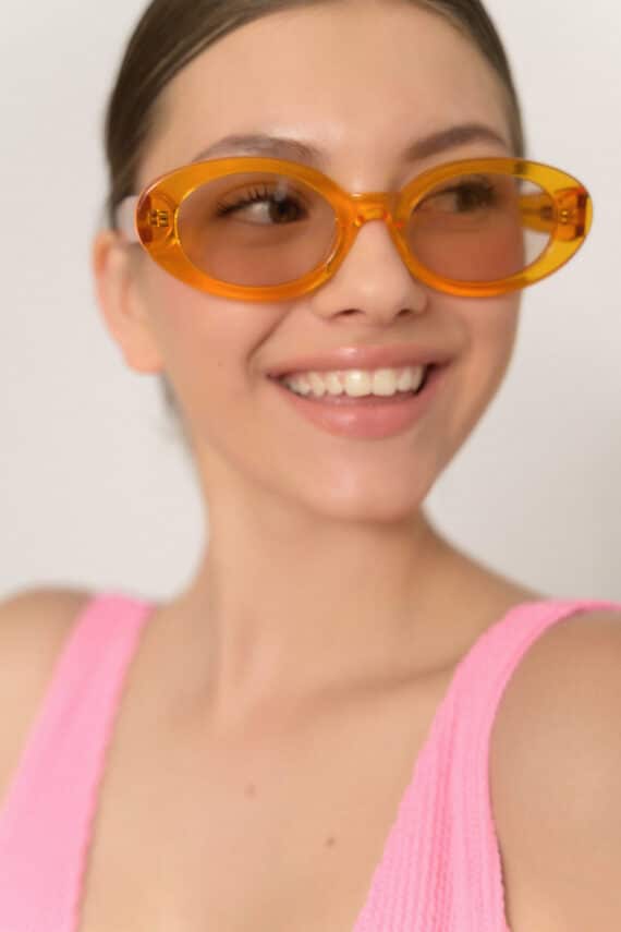 Av Sunglasses Coco Orange UV400 Protection 4