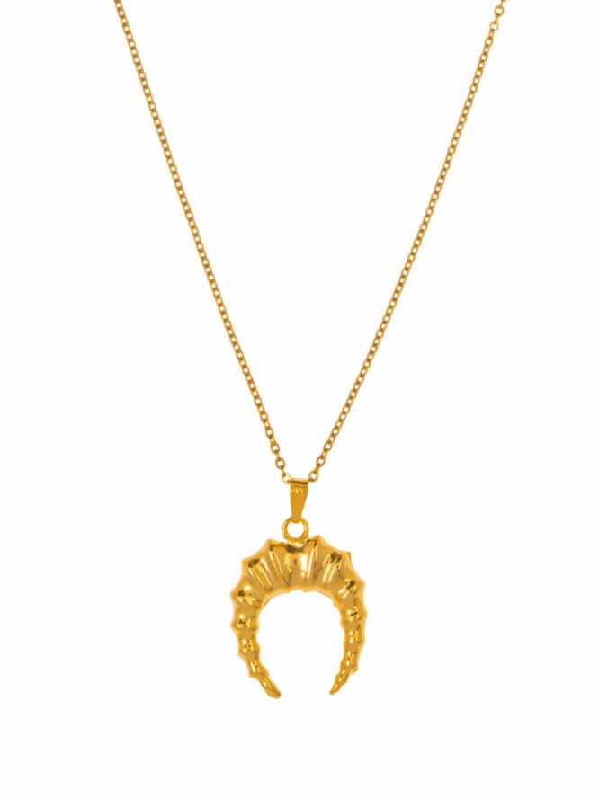 Kaleido Lyra Necklace(Gold) 24k gold