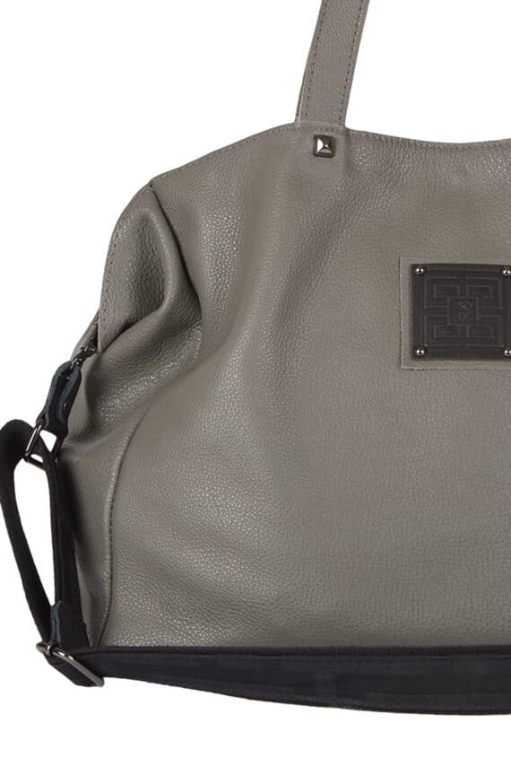 Ames Bags Asti Leather Grey 2