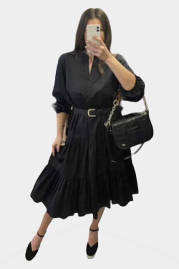 MILLA Midi Dress Black