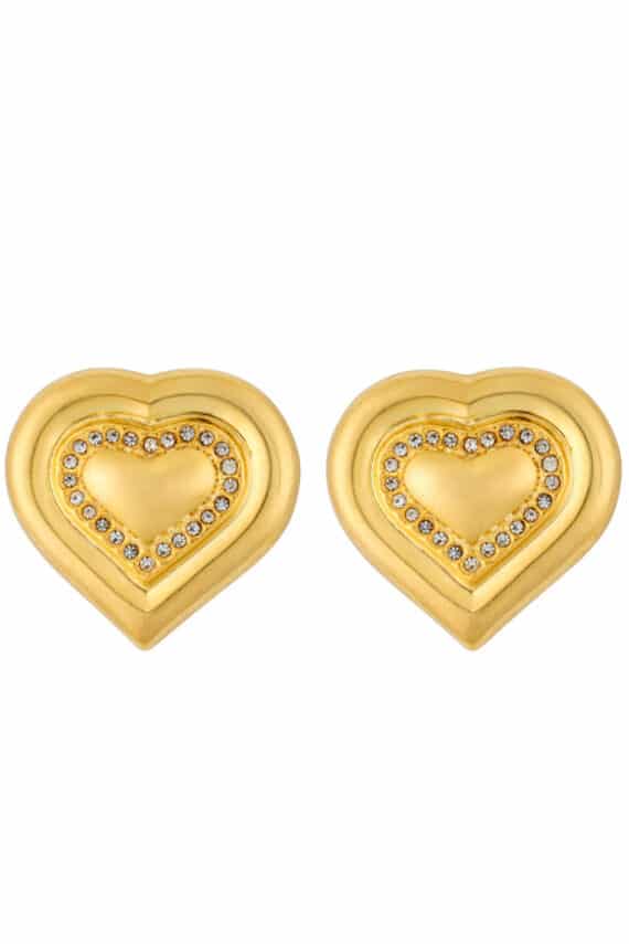 Kaleido Margot Earrings(Crystal) 24k Gold