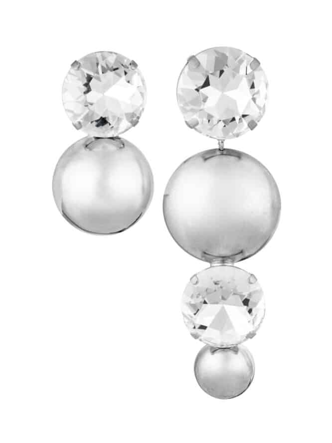 Kaleido Mercury Earrings(Silver) Silver Plated 2