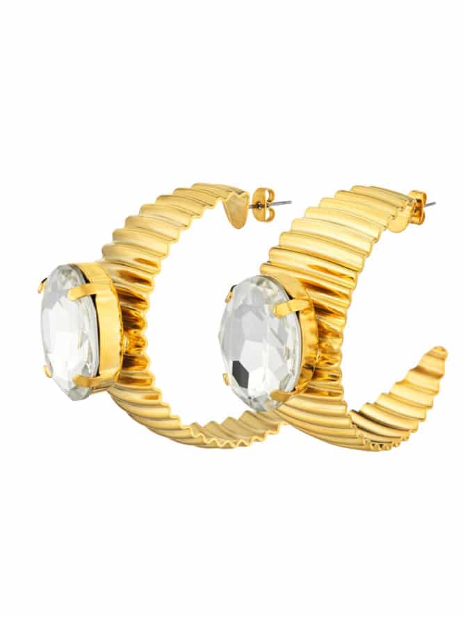 Kaleido Omen Earrings(Gold) 24k Gold 1