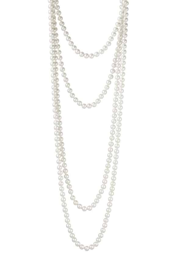 Kaleido Vanilla Sky Necklace Acrylic Pearl 2