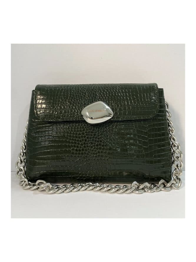 Clic Jewels Donna Medium (Dark Green Croco Genuine Leather) 1