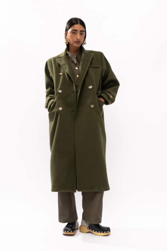 Mallory Brooklyn Green Coat